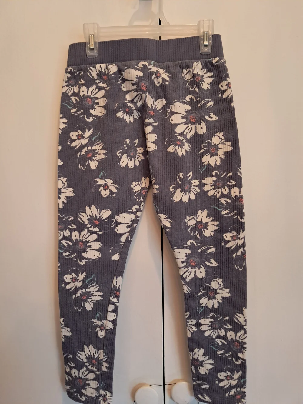 OshKosh B'gosh Gray Floral Leggings